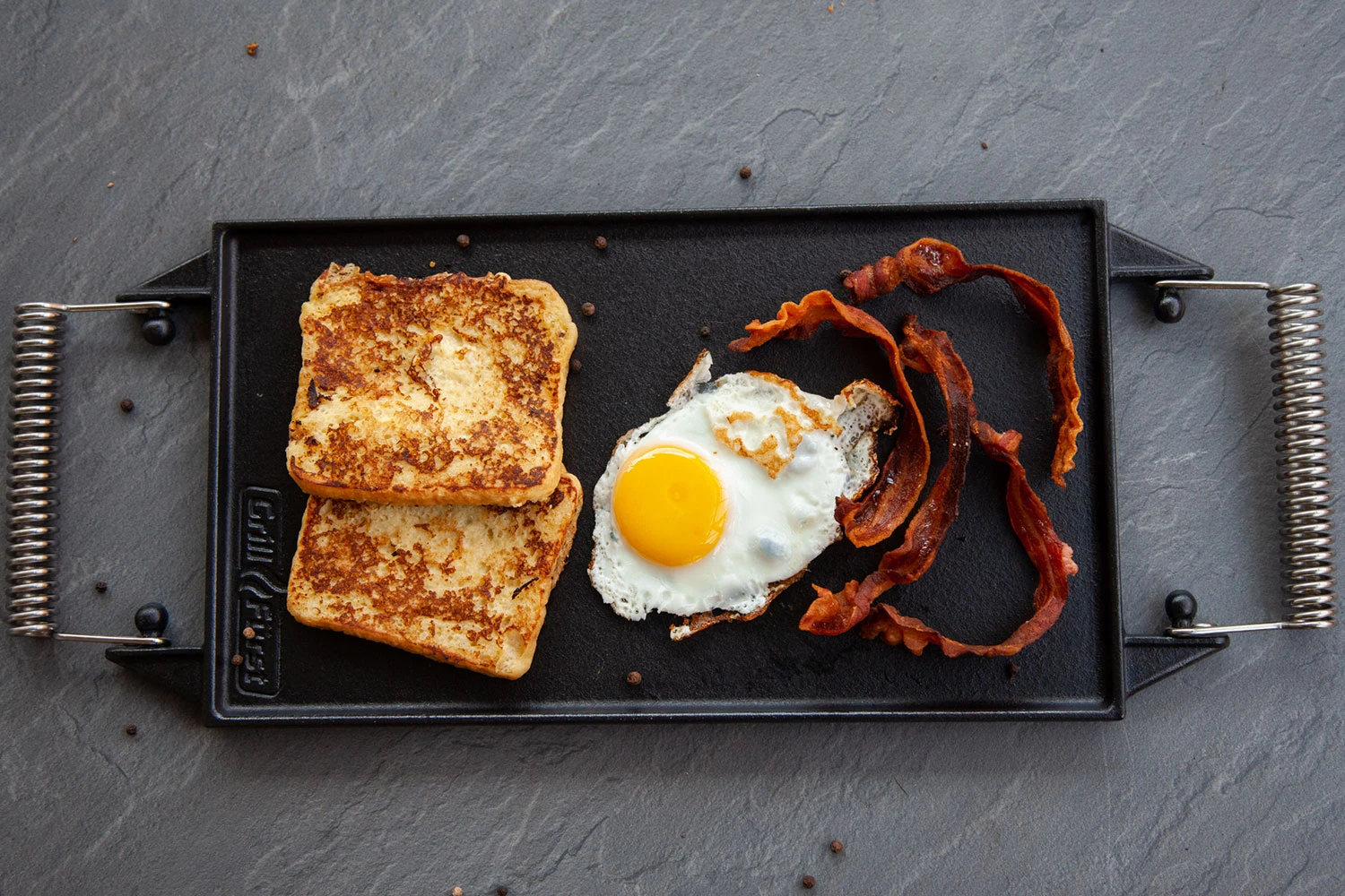 Grillfürst Universal Grillplatte / Wendeplatte Aus Gusseisen 35 X 20 Cm 2 Grillfürst Universal Grillplatte / Wendeplatte Aus Gusseisen 35 X 20 Cm – Bild 2