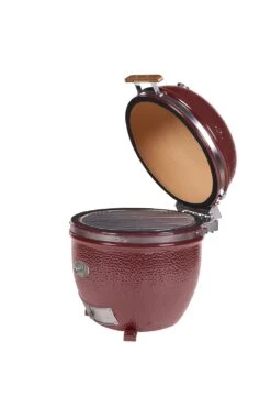 Monolith Grill LeChef Red Ohne Gestell Und Seitentische MG23RNC - Set -Outdoor-Grillladen monolith lechef seite offen 201031 red