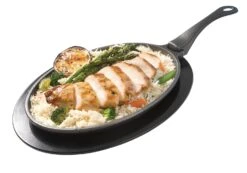 Napoleon Gusseisenpfanne Mit Untersetzer -Outdoor-Grillladen napoleon gusseisen pfanne untersetzer 56003 d