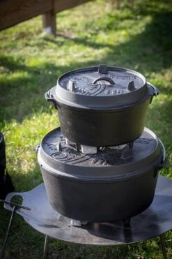 Petromax Ft18 Feuertopf Dutch Oven 16,1 L - Mit Füssen -Outdoor-Grillladen petromax feuertoepfe ft18 ft9