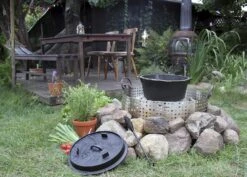 Petromax Ft9 Feuertopf Dutch Oven 7,5 L - Mit Füßen -Outdoor-Grillladen petromax feuertopf ft9 8