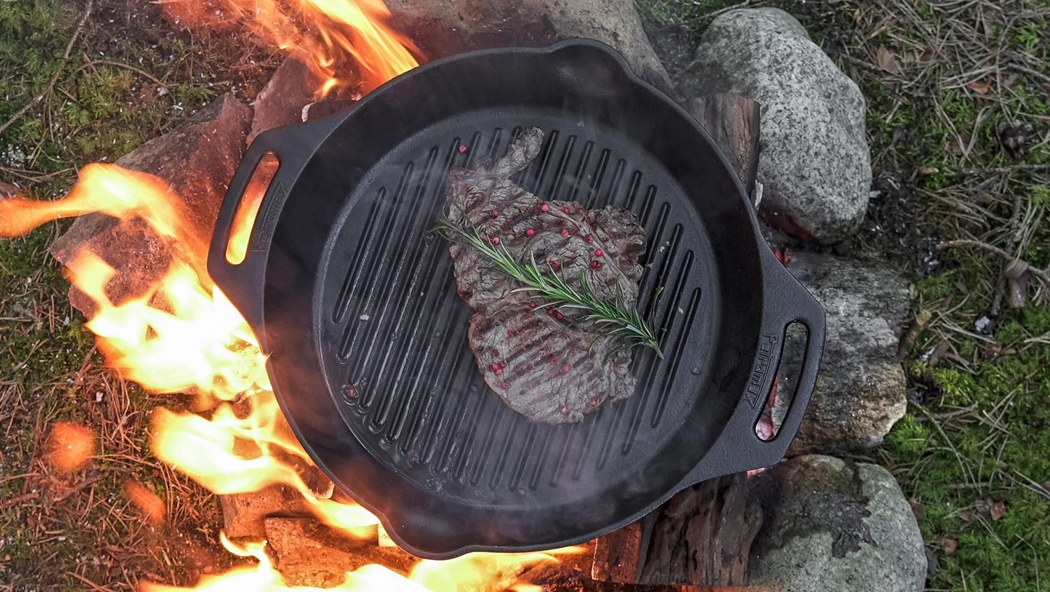 Petromax Grillpfanne Gusseisen Gp30h Mit Zwei Henkeln 6 Petromax Grillpfanne Gusseisen Gp30h Mit Zwei Henkeln – Bild 6