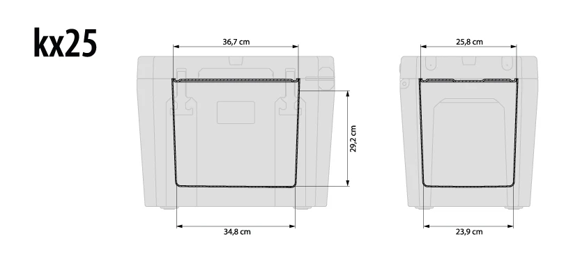 Petromax Kühlbox 25 Liter Alpenweiß - Grillfürst DEAL Inkl. Sitzkissen, Haft-Unterlage Und Einsatzkorb 6 Petromax Kühlbox 25 Liter Alpenweiß - Grillfürst DEAL Inkl. Sitzkissen, Haft-Unterlage Und Einsatzkorb – Bild 6