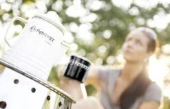 Petromax Tee- Und Kaffee-Perkolator / Weiß Emailliert (1,3 Liter) -Outdoor-Grillladen petromax perkomax atago per 9 w