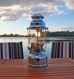 Petromax Petroleumlampe HK500/829 Chrom -Outdoor-Grillladen petromax starklichtlampe hk500 px5c 18