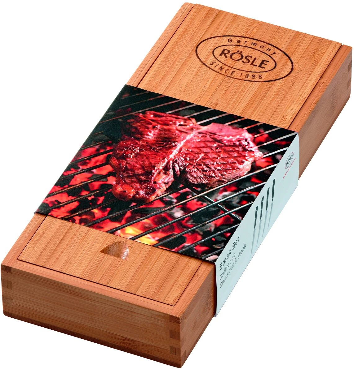 Rösle Steakmesser 4er Set 1 Rösle Steakmesser 4er Set