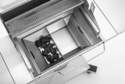 Thüros Holzkohlegrill T400 / Holzkohle Grillstation 40 X 60 Cm 9 Thüros Holzkohlegrill T400 / Holzkohle Grillstation 40 X 60 Cm -Outdoor-Grillladen thueros evo4 holzkohle bbq station detail innenraum