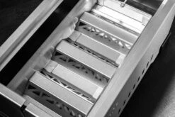 Thüros PRO1 - Modularer Holzkohle Tischgrill Mit Edelstahlrost -Outdoor-Grillladen thueros pro1 detail innen 1